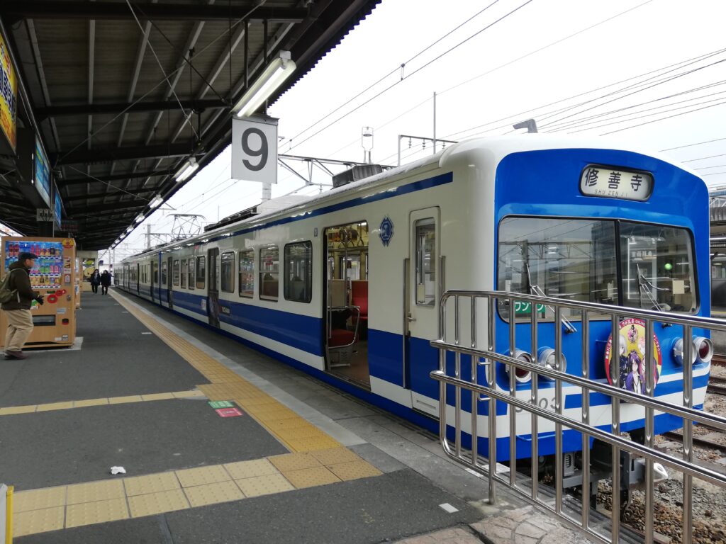 伊豆箱根鉄道の三島駅発修善寺駅行き